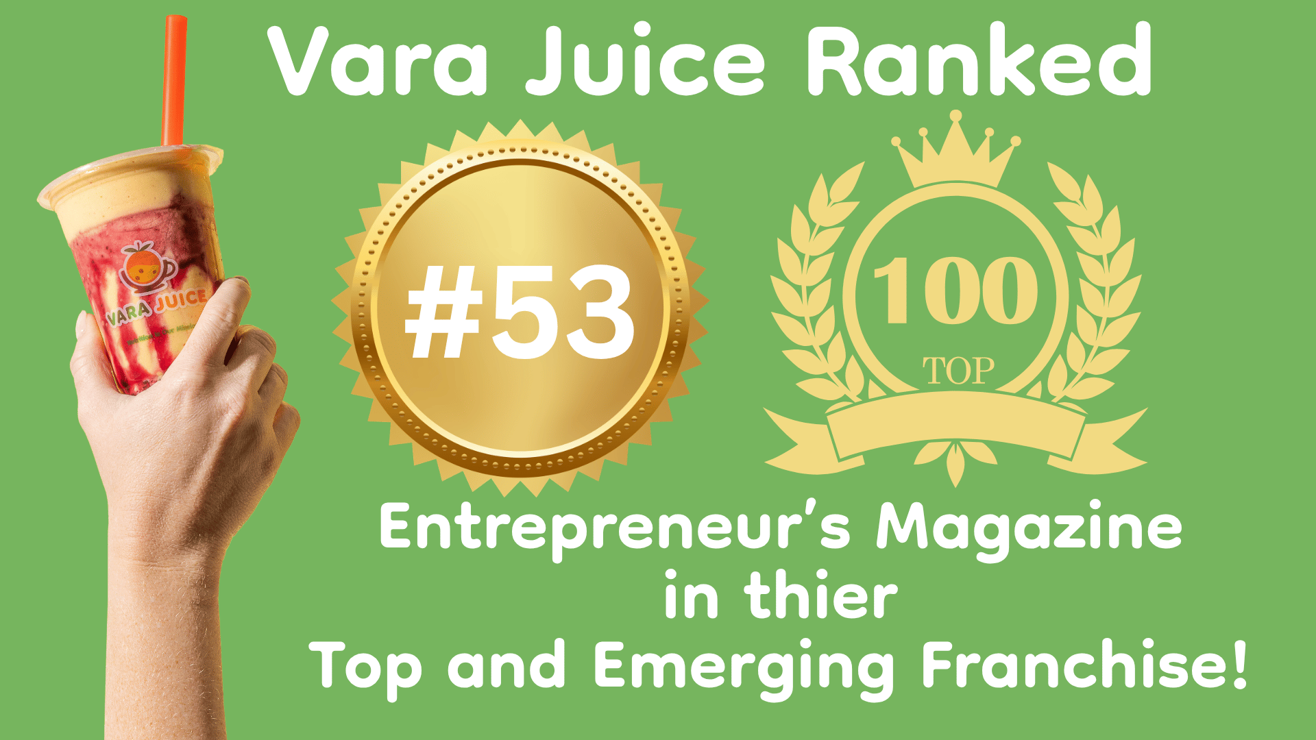 Vara Juice Franchise Hero