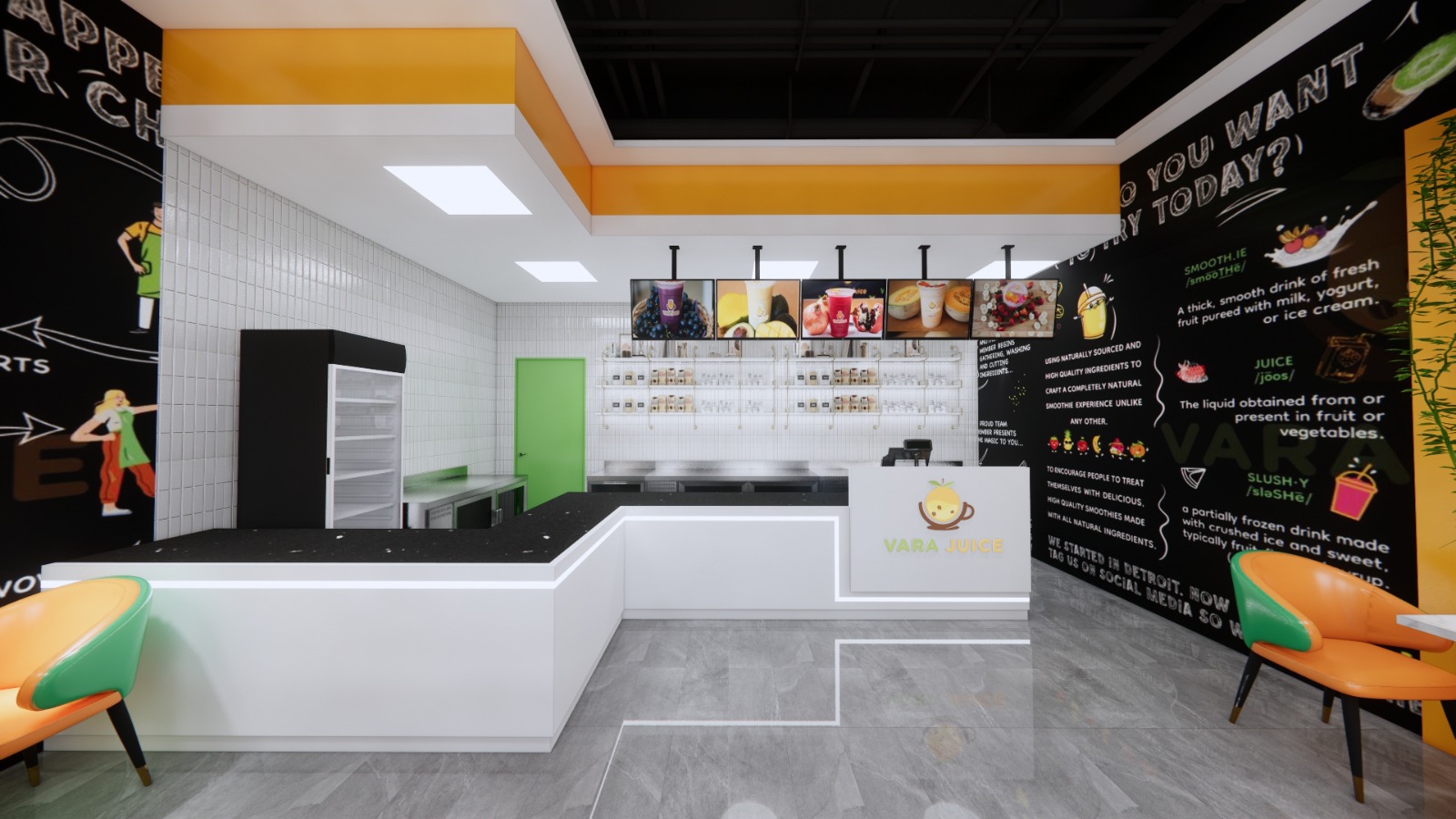 Vara Juice store interior
